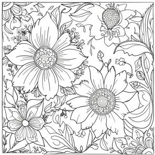 Pagina Para Colorir Padrao Floral De William Morris 71193-58840