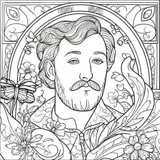 Pagina Para Colorir Arte Nova De William Morris 71194-58844