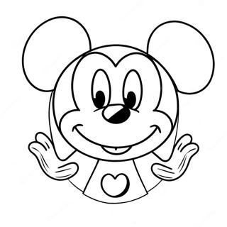 Pagina Para Colorir Rosto Do Mickey Mouse 71203-58847