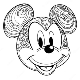 Pagina Para Colorir Rosto Do Mickey Mouse 71203-58848