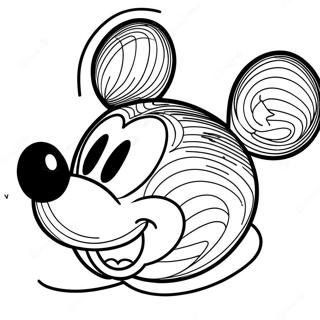 Pagina Para Colorir Rosto Do Mickey Mouse Feliz 71204-58868