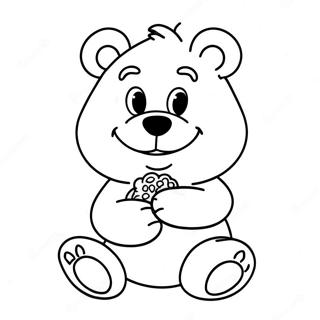 Pagina Para Colorir Urso Carinhoso Rabugento 71253-58886