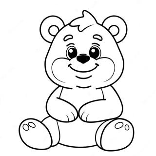 Pagina Para Colorir Urso Carinhoso Rabugento 71253-58888