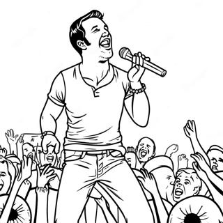 Pagina Para Colorir Do Luke Bryan Se Apresentando No Palco 71294-58924