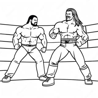 Pagina Para Colorir Dos Superstars Da Wwe Em Acao 71354-58969