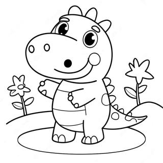 Pagina Para Colorir Da Peppa Pig Dinossauro 71393-58995