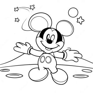 Pagina Para Colorir Da Aventura Espacial Do Mickey Mouse Clubhouse 71433-59048