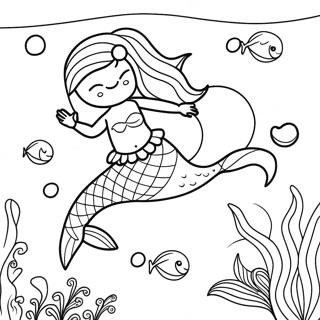 Sereia Golfinho Páginas Para Colorir