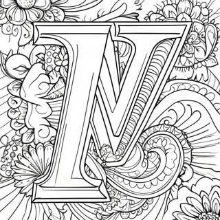 Pagina Para Colorir Da Letra V Vibrante 7155-5824