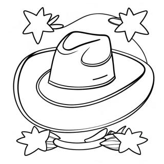 Pagina Para Colorir De Chapeu De Cowboy Com Tema Ocidental 71593-59160