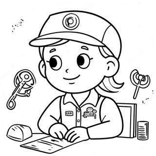 Pagina Para Colorir De Rosie Revere Engenheira 71633-59191