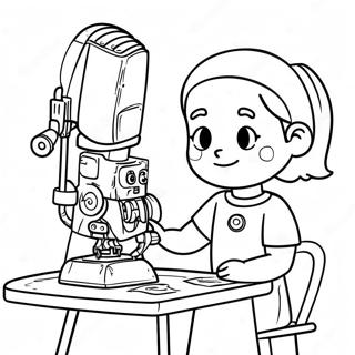 Pagina Para Colorir De Rosie Revere Criando Um Robo 71634-59198