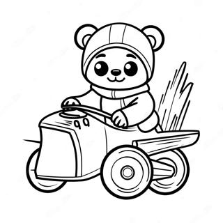 Pagina Para Colorir De Ewok Fofo Com Uma Moto Speeder 71654-59211