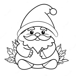 Pagina Para Colorir Gnomo De Natal Festivo 7165-5829