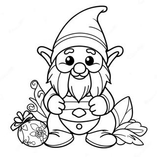 Pagina Para Colorir Gnomo De Natal Festivo 7165-5830