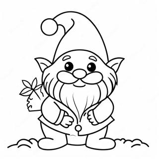 Pagina Para Colorir Gnomo De Natal Festivo 7165-5831