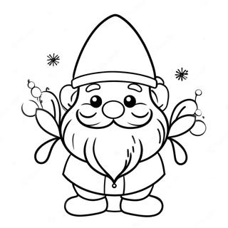 Pagina Para Colorir Gnomo De Natal Festivo 7165-5832