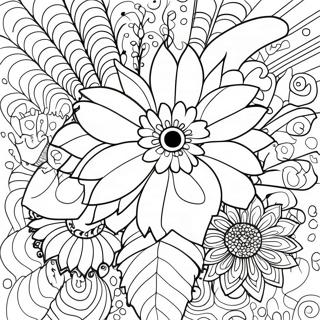 Pagina Para Colorir Poder Psicodelico Das Flores 71674-59222