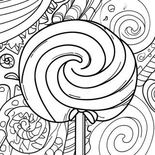 Pagina Para Colorir Pirulito Colorido Em Espiral 7185-5845