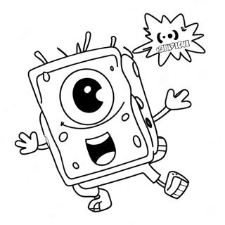 Gary Bob Esponja Páginas Para Colorir