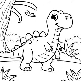 Pagina Para Colorir Da Aventura Do Gogo Dino 71964-59459