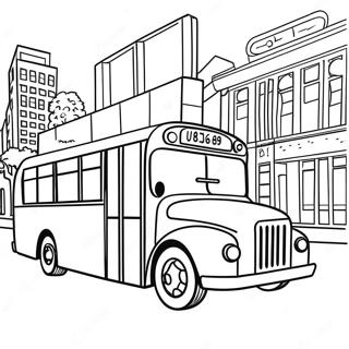 Pagina Para Colorir Do Onibus Da Cidade 71973-59455