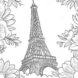 Paris Páginas Para Colorir