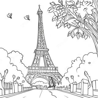 Pagina Para Colorir Torre Eiffel De Paris 7204-5859