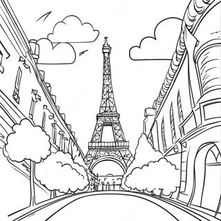 Pagina Para Colorir Torre Eiffel De Paris 7204-5860