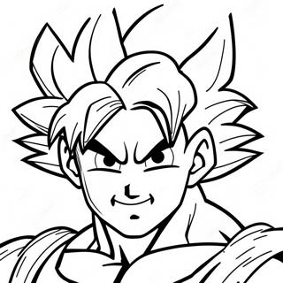 Pagina Para Colorir Goku Em Forma De Super Saiyajin 72054-59530