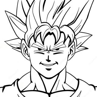 Pagina Para Colorir Goku Em Forma De Super Saiyajin 72054-59531