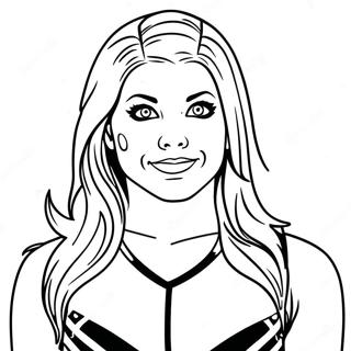 Pagina Para Colorir Da Alexa Bliss Da Wwe 72174-59610