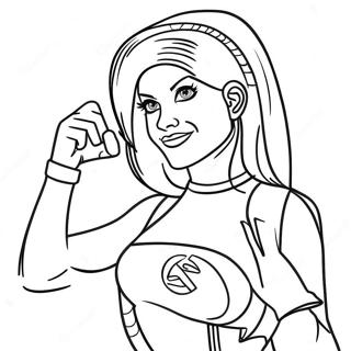 Pagina Para Colorir Da Alexa Bliss Em Acao 72175-59617