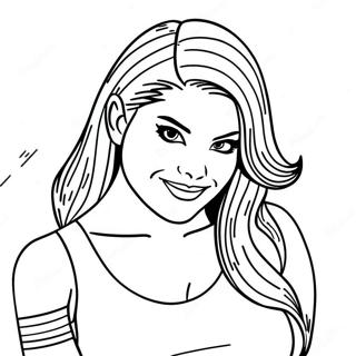 Pagina Para Colorir Da Alexa Bliss Em Acao 72175-59618