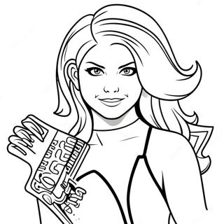 Pagina Para Colorir Da Alexa Bliss Em Acao 72175-59620