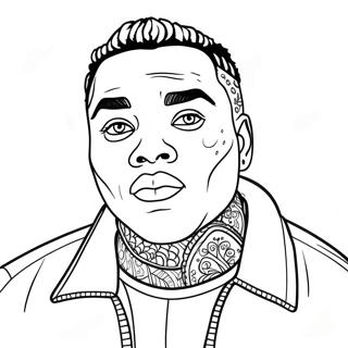 Pagina Para Colorir Do Kevin Gates 72254-59674