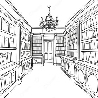 Pagina Para Colorir Da Encantadora Biblioteca La Prade 72305-59717