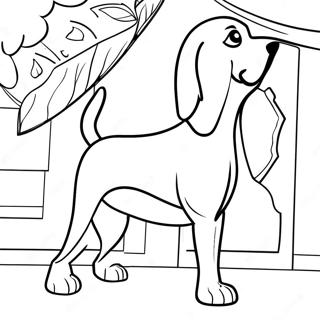 Pagina Para Colorir Do Bloodhound 72314-59722