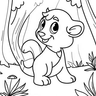 Pagina Para Colorir Da Silvermist Em Uma Floresta Magica 72365-59766