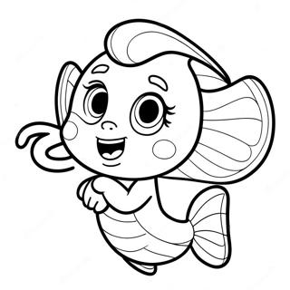 Pagina Para Colorir Da Deema Bubble Guppies 72414-59804