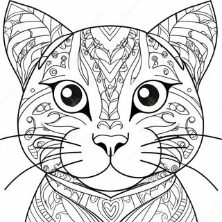 Pagina Para Colorir Da Cabeca De Gato 72464-59843