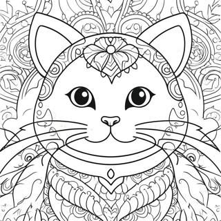 Pagina Para Colorir Da Linda Cabeca De Gato 72465-59848