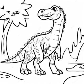 Baryonyx Páginas Para Colorir