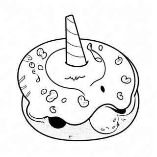 Pagina Para Colorir Do Donut De Unicornio 72544-59910