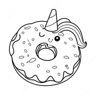 Pagina Para Colorir Do Donut De Unicornio 72544-59912