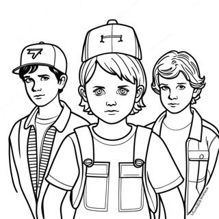 Pagina Para Colorir De Stranger Things 7254-5898