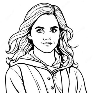 Pagina Para Colorir Emma Watson Como Hermione Granger 72675-60010