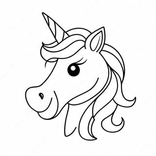 Pagina Para Colorir Emoji De Unicornio Brilhante 72865-60157