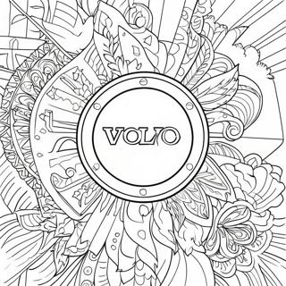 Pagina Para Colorir Do Logotipo Da Volvo 72894-60179