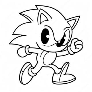 Pagina Para Colorir Do Sonic Correndo Rapido 72955-60231